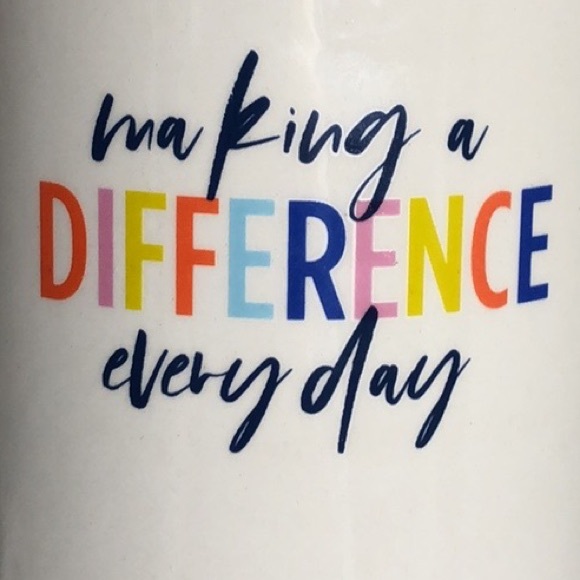 Making a Difference Inspirational Statement COFFEE Drink Mug Cup Jumbo Size NEW! - Picture 4 of 7